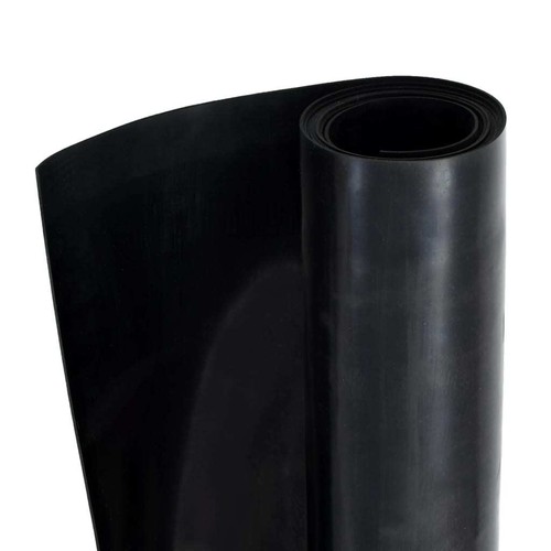 3mm solid black rubber sheet - solid,