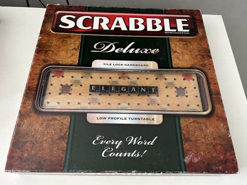 Scrabble deluxe board - deluxe, low