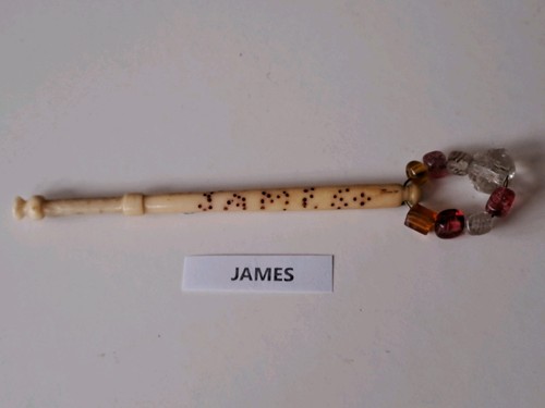 Antique bone lace bobbin - antique,