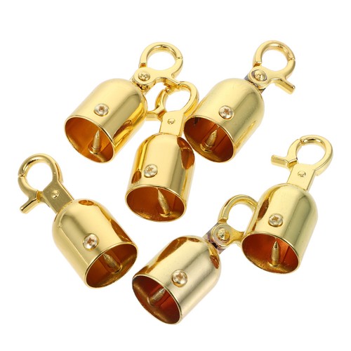 6pcs durable golden zinc - durable, alloy