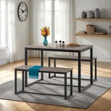 Lincoln 1+2 Dining Bench Set