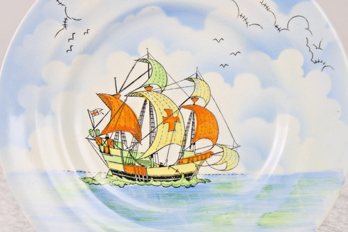 1930s art deco galleon ship - 1930s,