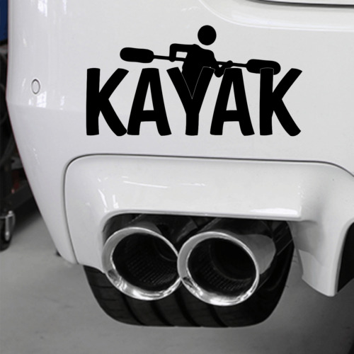 Kayak decal sticker - decal, hobie