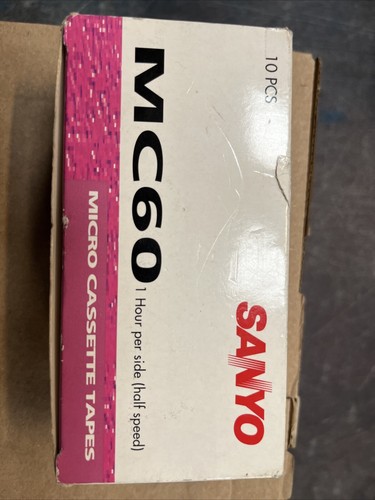 Sanyo mc60 micro cassette - sanyo,