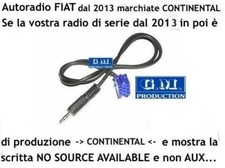 Aux Cable Fiat Punto EVO [NO