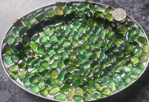 Seaham green sea glass - green,