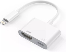 Lightning to HDMI Adapter Apple MFi Certified iPhone and iPad HDMI Adapter 1080p