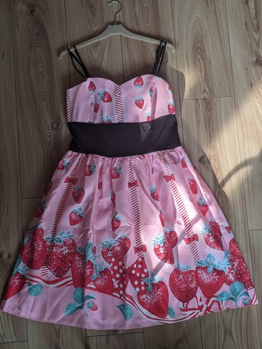Kawaii pink strawberry - kawaii,