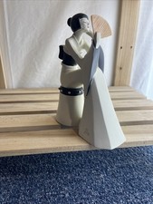 Japanese Lady Artforum Waterlily Collection 'Made a Wish'  Geisha Figurine 17cm