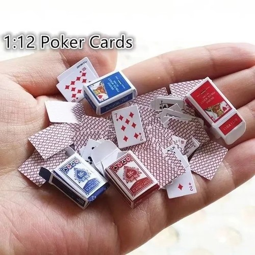 Dolls house playing cards - dolls,