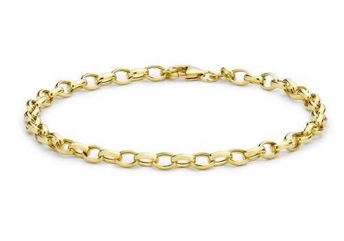 9ct yellow gold belcher - yellow,