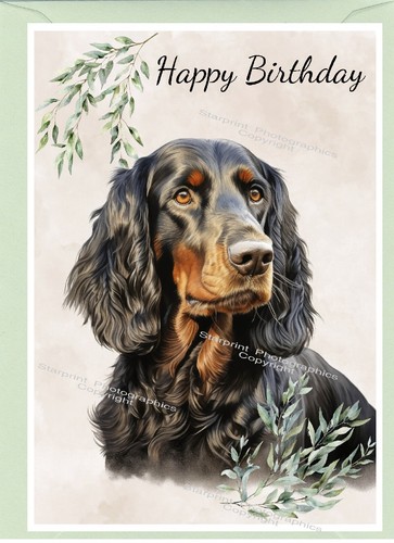 Gordon setter dog birthday - gordon,