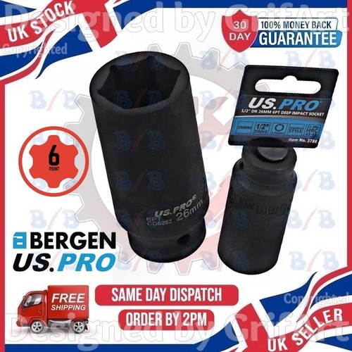 Pro 26mm deep impact socket - deep,