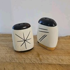 Vintage bone salt and pepper