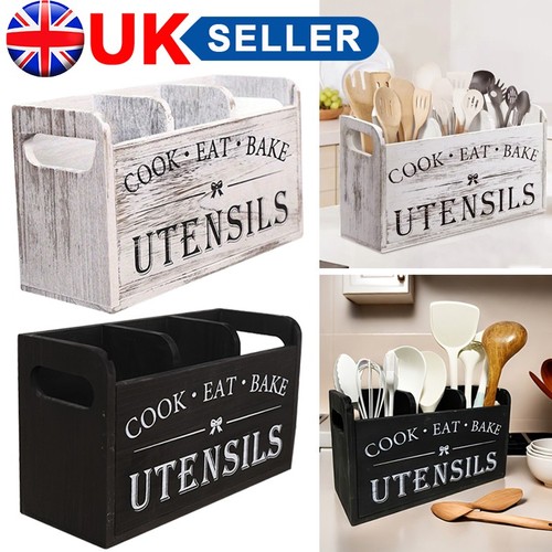Wooden kitchen utensil holder - utensil,