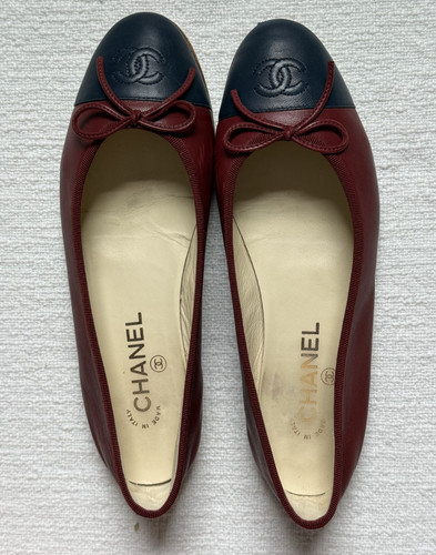 Chanel ballet flats burgundy - flats,,