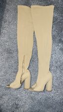 Topshop Beige Thigh High Over