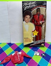 MICHAEL JACKSON DOLL, SUPERSTAR OF THE 80's, THRILLER OUTFIT, 1984+BONUS TOP!