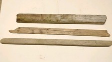 Driftwood thick flat Pieces 3x Art Craft Sculpture Decor 50-60cm