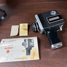 Vintage Viceroy Automatic Super 8 Camera w/ Case - Untested