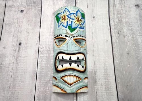Tropical flower tiki mask - tropical,