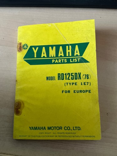 Genuine yamaha rd125 - genuine,