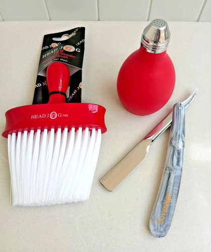 Barber neck duster brush - neck,