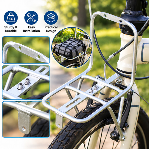 Front rack bike carrier - front,