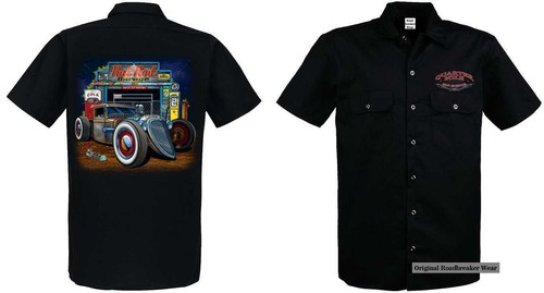 Worker shirt black old - black,