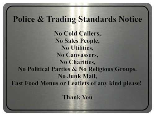 1243 notice cold callers - notice,
