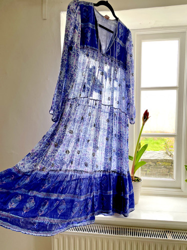 Vintage indian cotton gauze - vintage,
