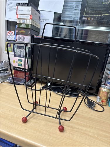 Vintage magazine rack - magazine, atomic