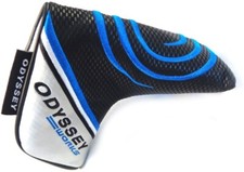 Original Odyssey Black & Blue Works Blade Putter Head Cover Magnetic UK Stock