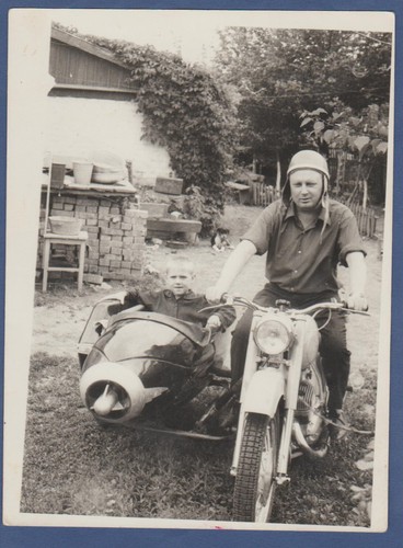 Handsome young man - and, child