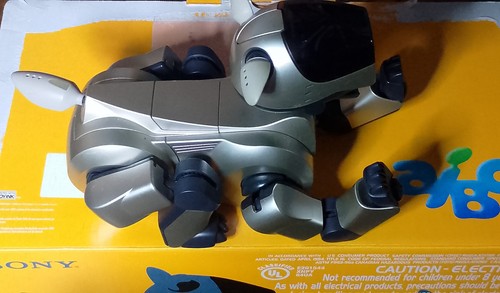 Sony aibo ers 210 repaired - sony, 210,
