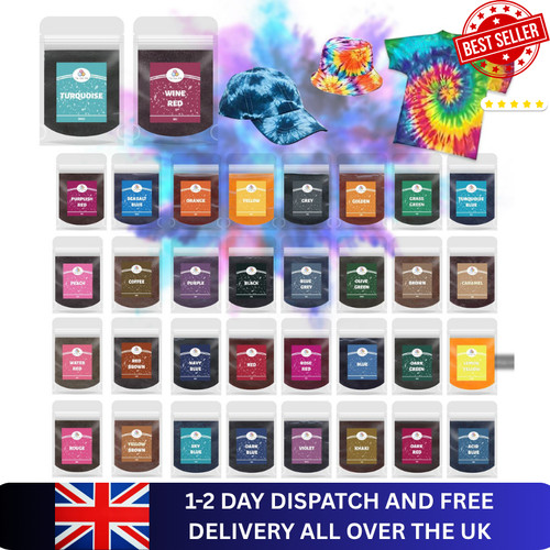 Fabric clothes dye pod sachet - dye,