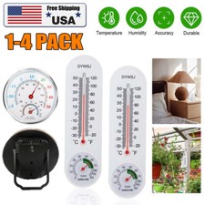 4x Wall Thermometer Indoor