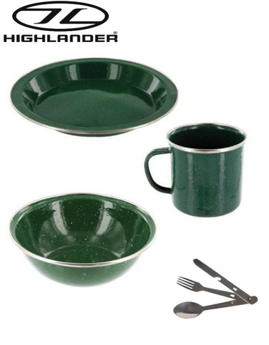 Highlander green enamel - highlander,