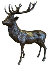 Bronze Stag Sculpture Real