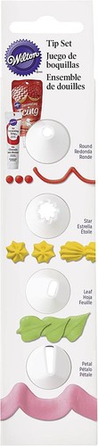 Wilton 4pc plastic icing - 4pc,