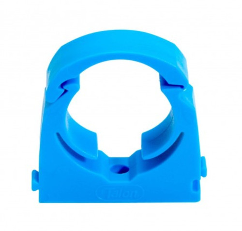 Mdpe pipe clips - pipe, blue,