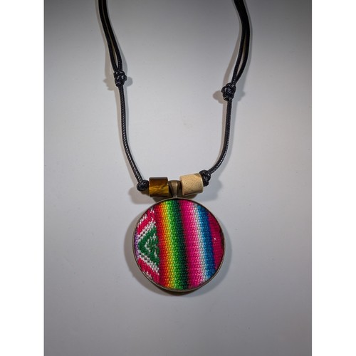 Handmade rainbow fabric - rainbow,