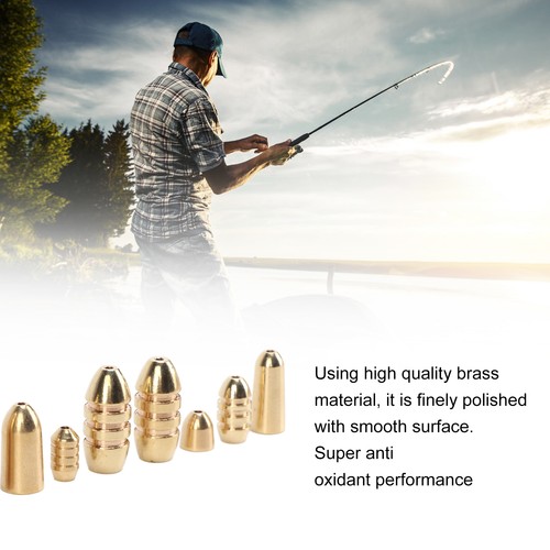 46pcs fishing brass - c-46pcs, sinkers