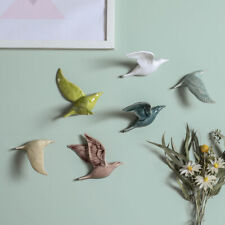3D Ceramic Wall Mounted Swallows Nordic Flying Bird Ornament Wall Hanging Decor