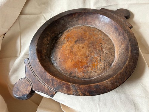 Vintage hand carved wooden - hand,
