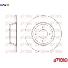 2x BRAKE DISC 6287.00 FOR AUDI