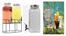 Clear Glass Drinks Dispenser
