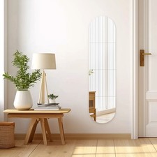 Self Adhesive Acrylic Mirror Tiles Shatterproof Stick On Full Length Mirror