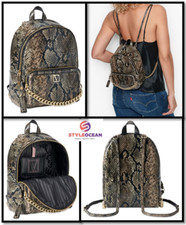 Victoria's Secret The VICTORIA SMALL BACKPACK (Natural Python)