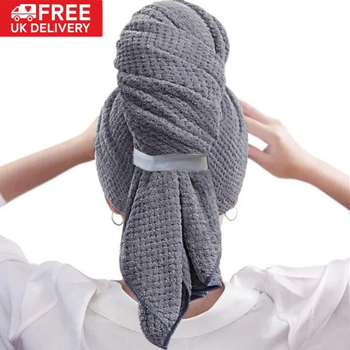 Large microfiber hair towel - large,